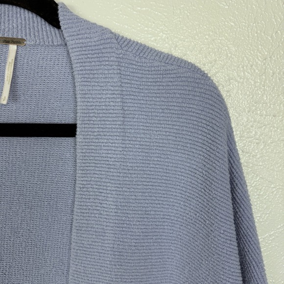 Free People Ottoman Chunky Oversize Cardigan Sweater Lilac Serenity Purple Small - Picture 3 of 8